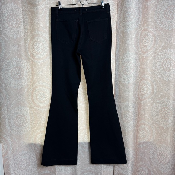 J Brand Denim - J Brand The Doll Black Flare Wide Leg High Waisted | Size 27